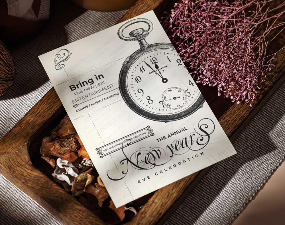 Velvet invitations - Design Template