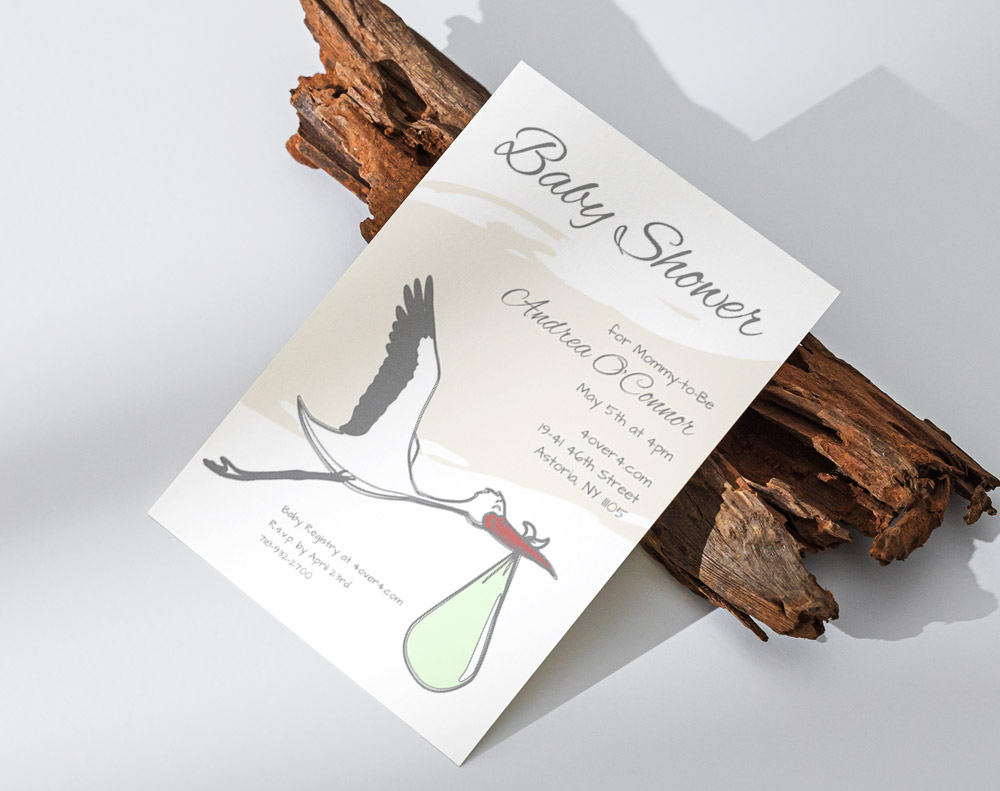 Diamond glitter invitations - Design Template