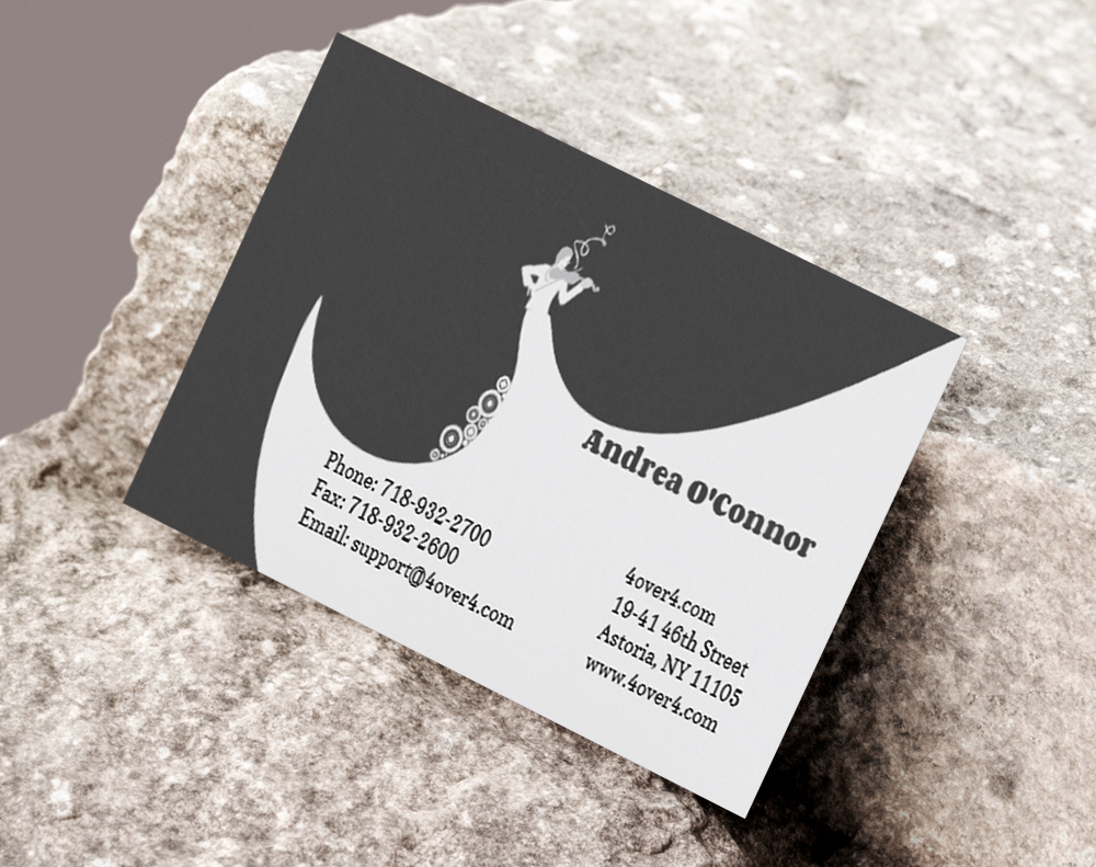 Cotton business cards - Design Template