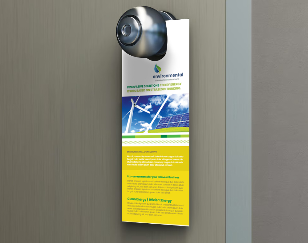 Door hangers - Design Template