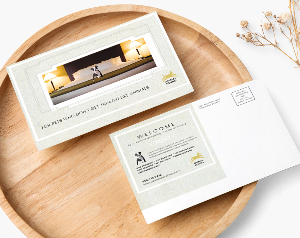 Ultra thick diamond glitter postcards - Design Template