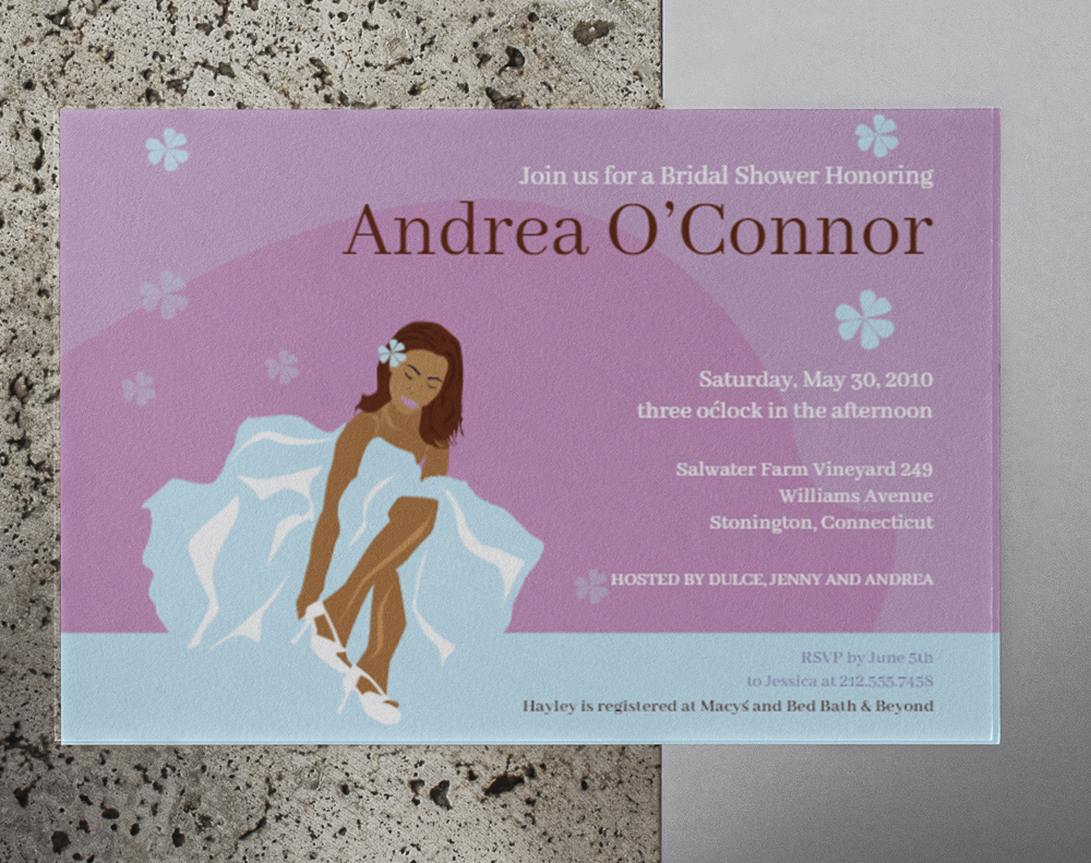 Kraft invitations - Design Template