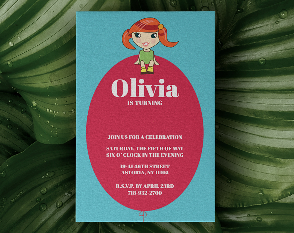 Ultra thick diamond glitter invitations - Design Template