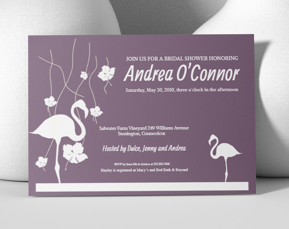 Ultra thick diamond glitter invitations - Design Template