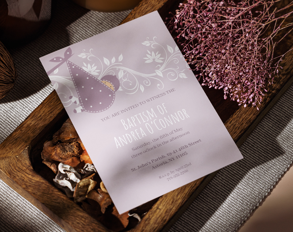 Diamond glitter invitations - Design Template