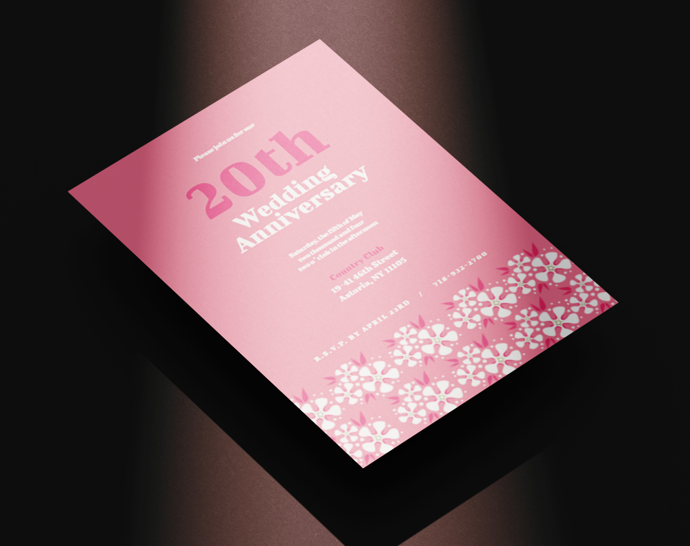 Diamond glitter invitations - Design Template