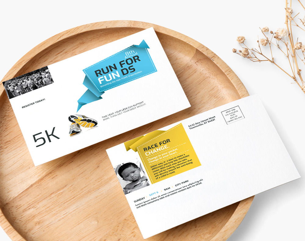 Velvet postcards - Design Template