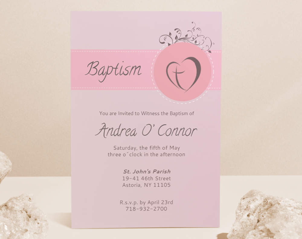 Kraft invitations - Design Template