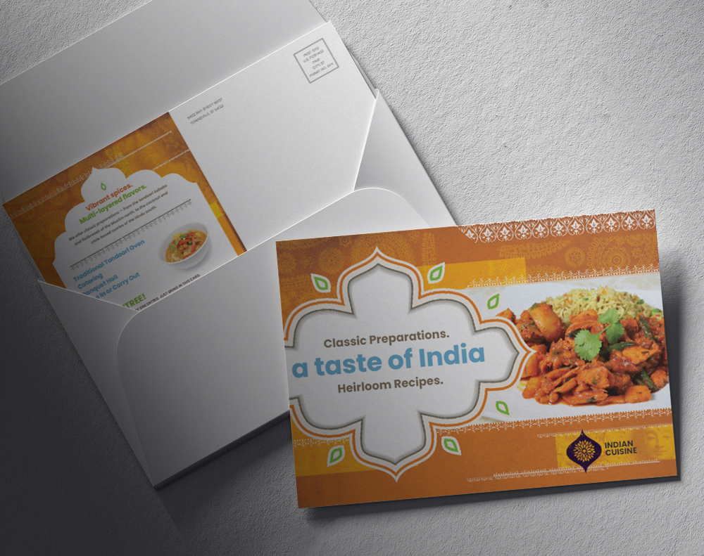 Silk postcards - Design Template