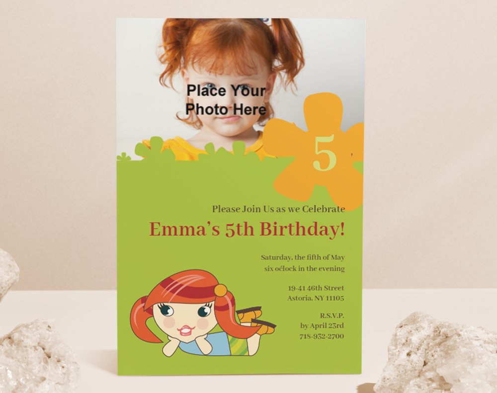 Velvet invitations - Design Template