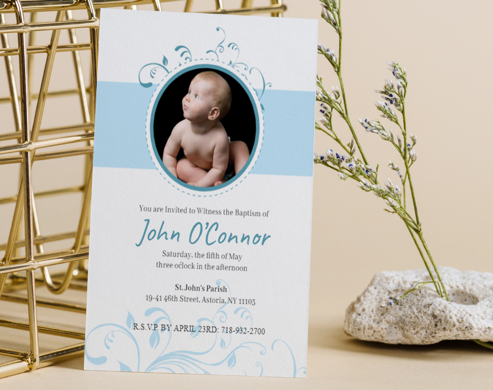 Kraft invitations - Design Template