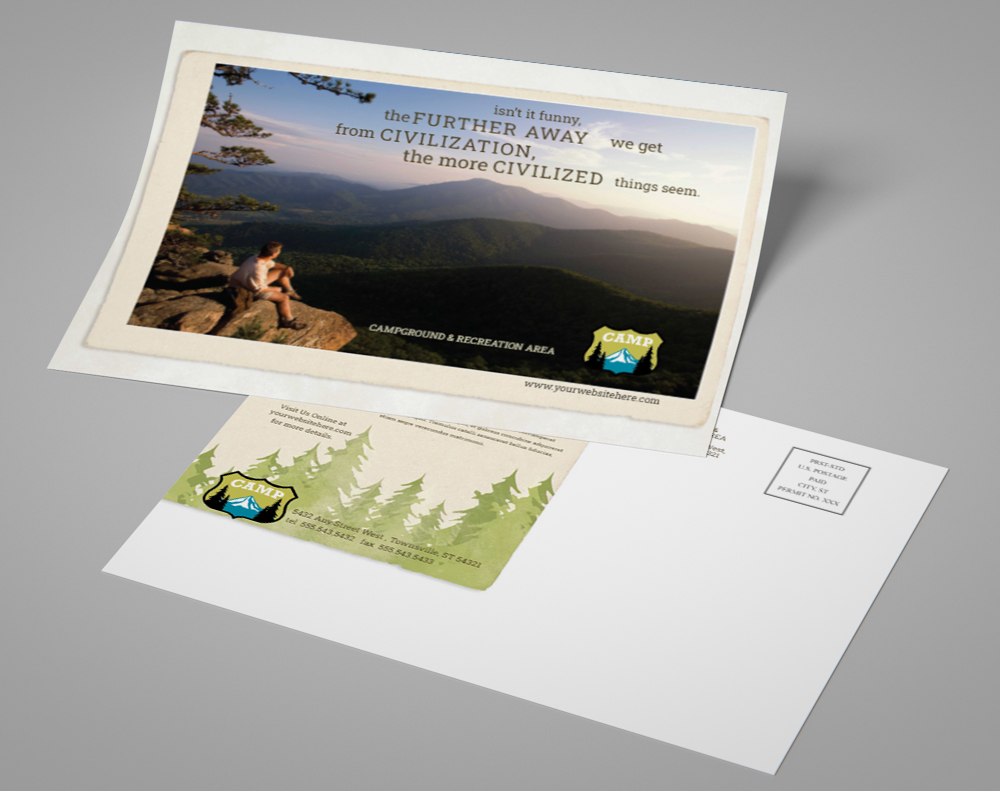 Silk postcards - Design Template