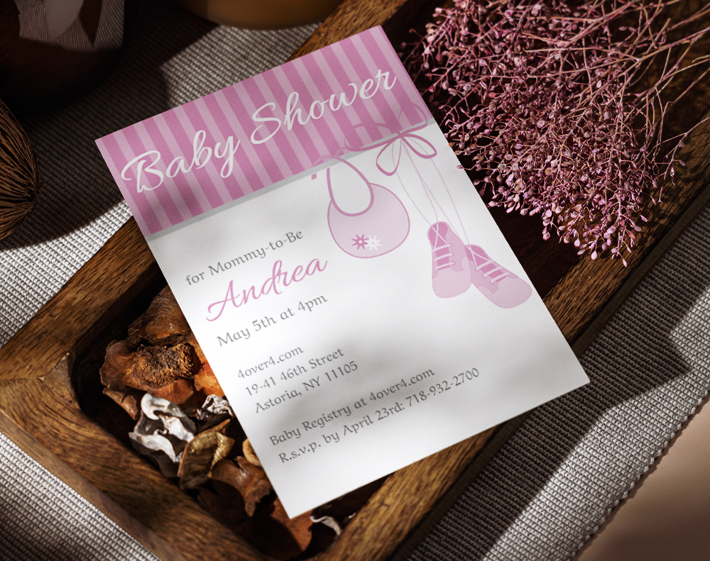 Diamond glitter invitations - Design Template