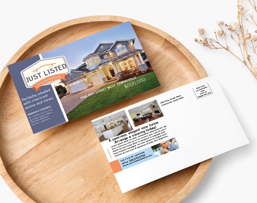 Ultra thick diamond glitter postcards - Design Template