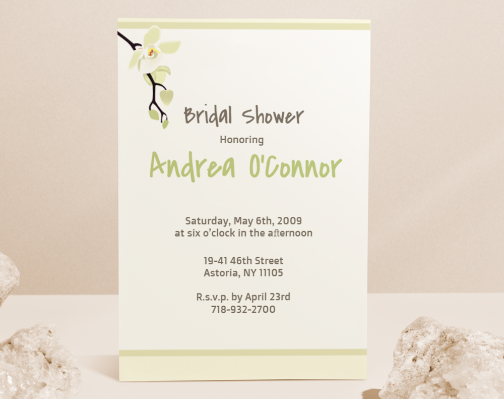 Velvet invitations - Design Template