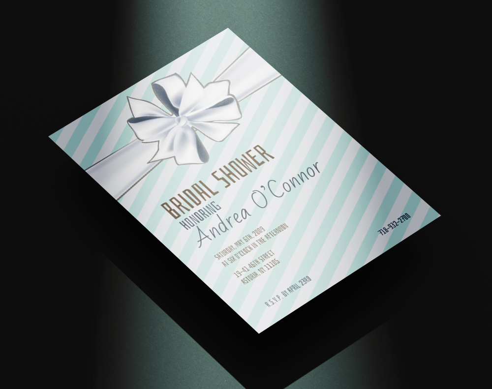 Velvet invitations - Design Template