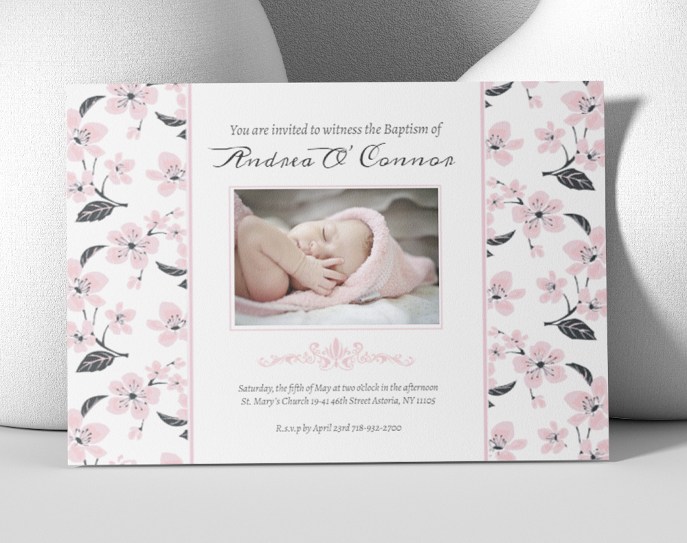 Ultra thick diamond glitter invitations - Design Template