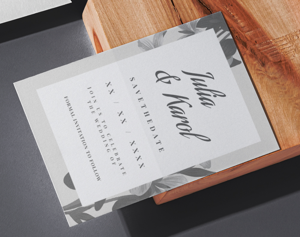 Velvet invitations - Design Template