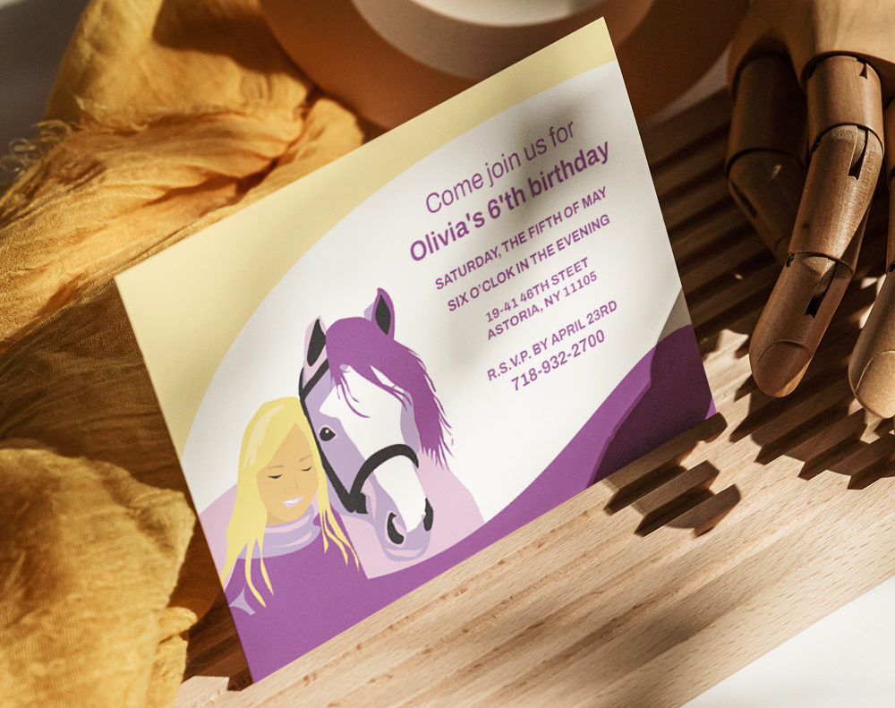 Diamond glitter invitations - Design Template