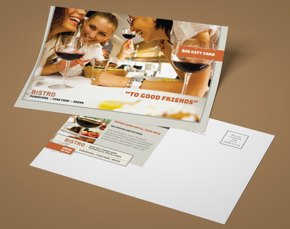 Silk postcards - Design Template