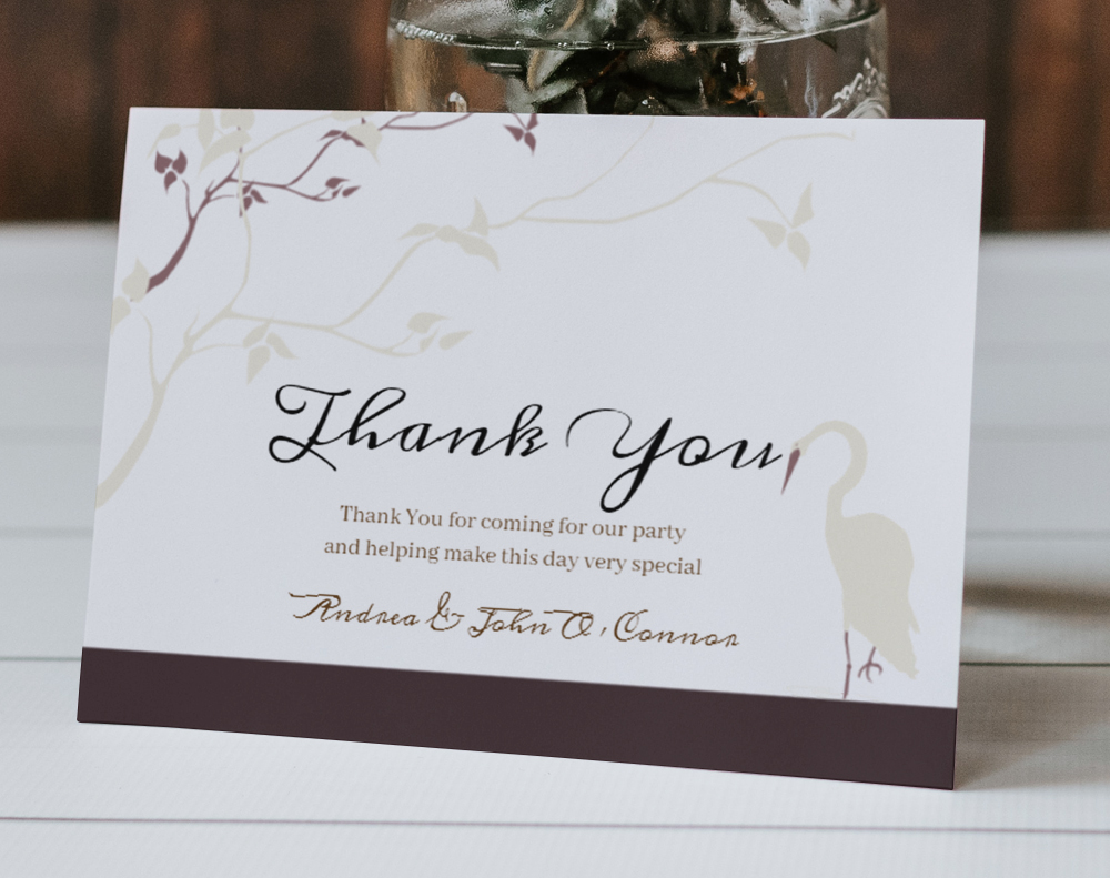 Ultra thick metallic pearl invitations - Design Template