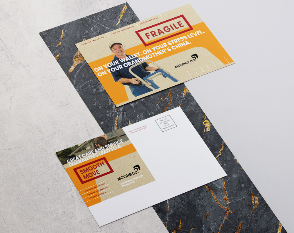 Silk postcards - Design Template