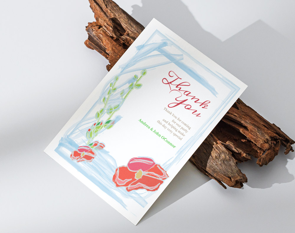 Kraft invitations - Design Template