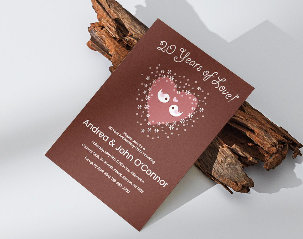 Diamond glitter invitations - Design Template