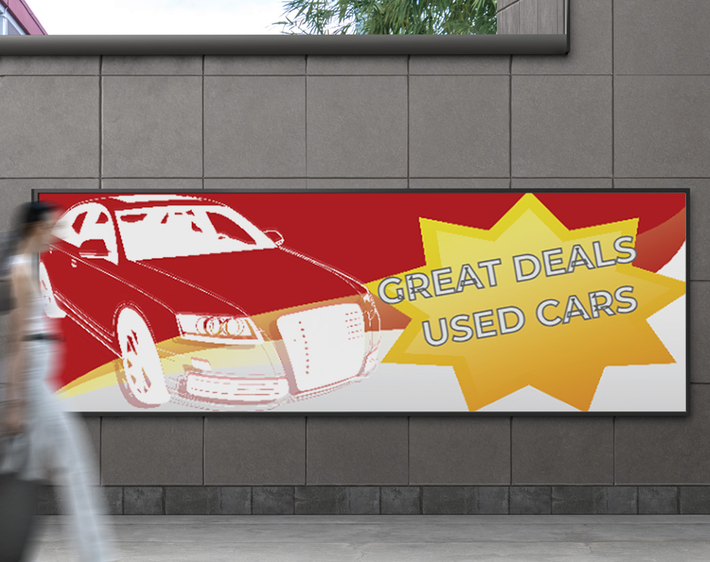 Outdoor banners - Design Template