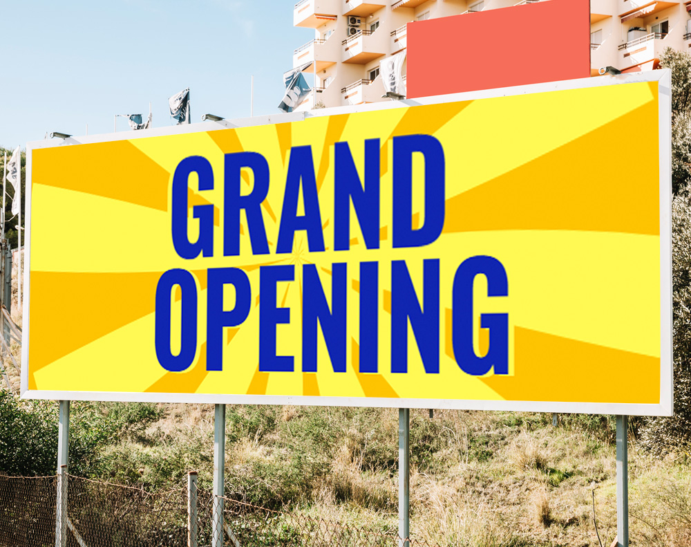 Outdoor banners - Design Template