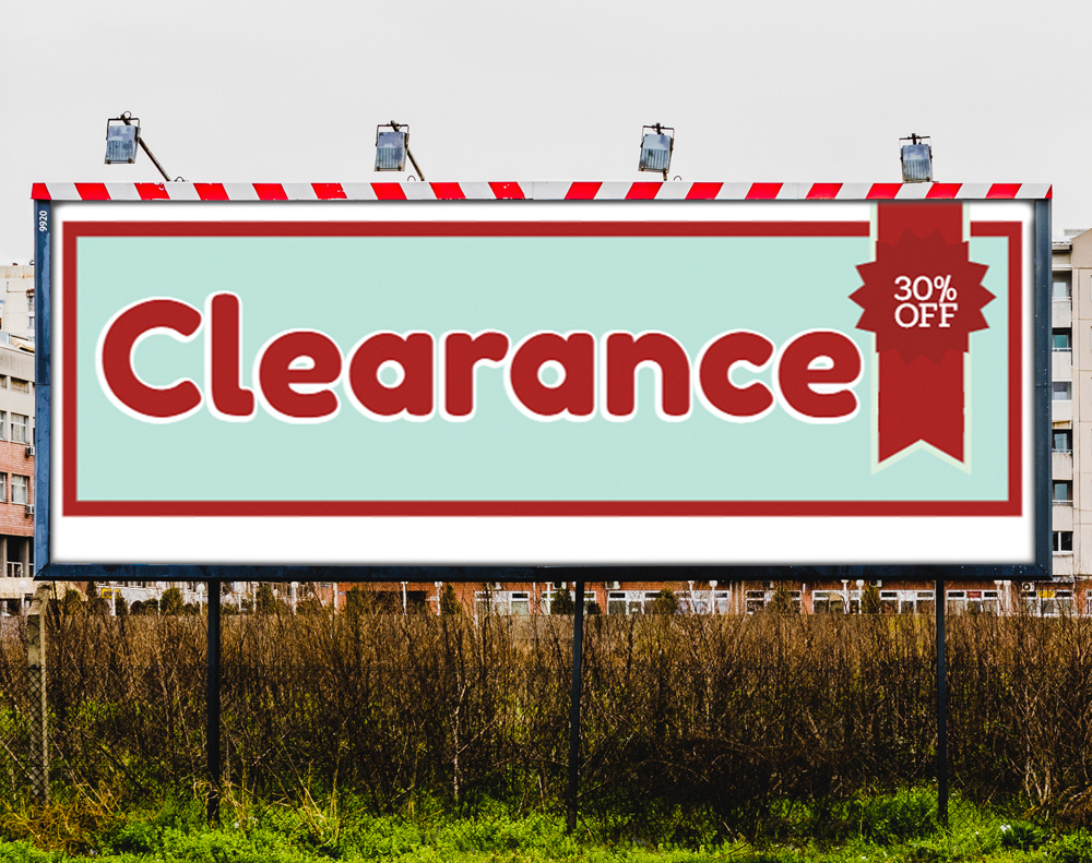 Outdoor banners - Design Template