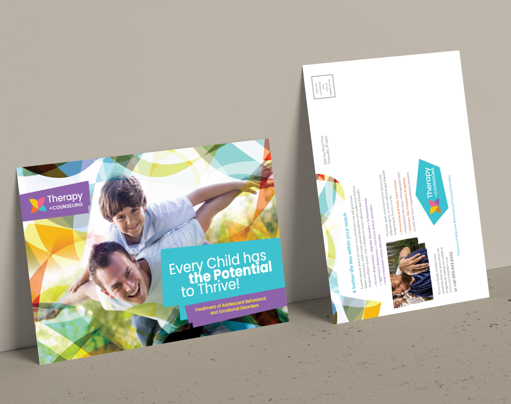 Black postcards - Design Template