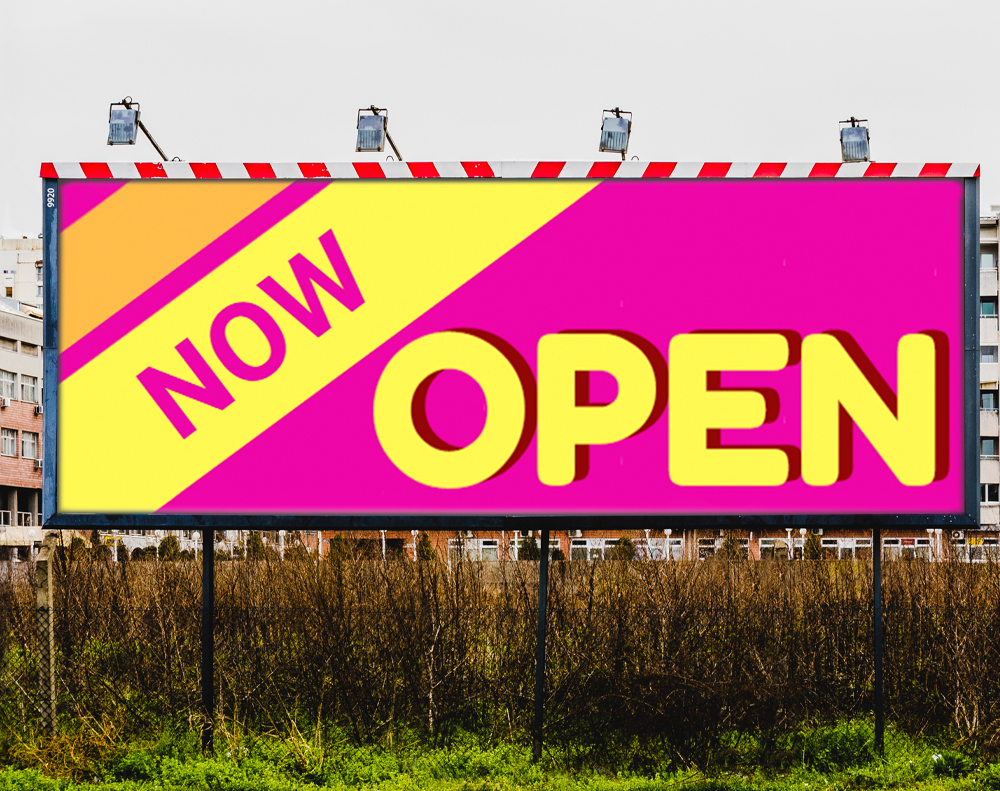 Outdoor banners - Design Template