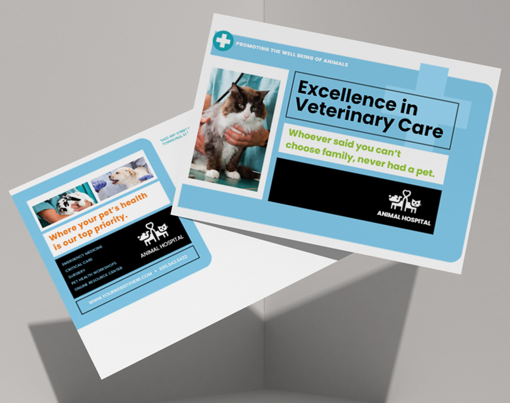 Silk postcards - Design Template