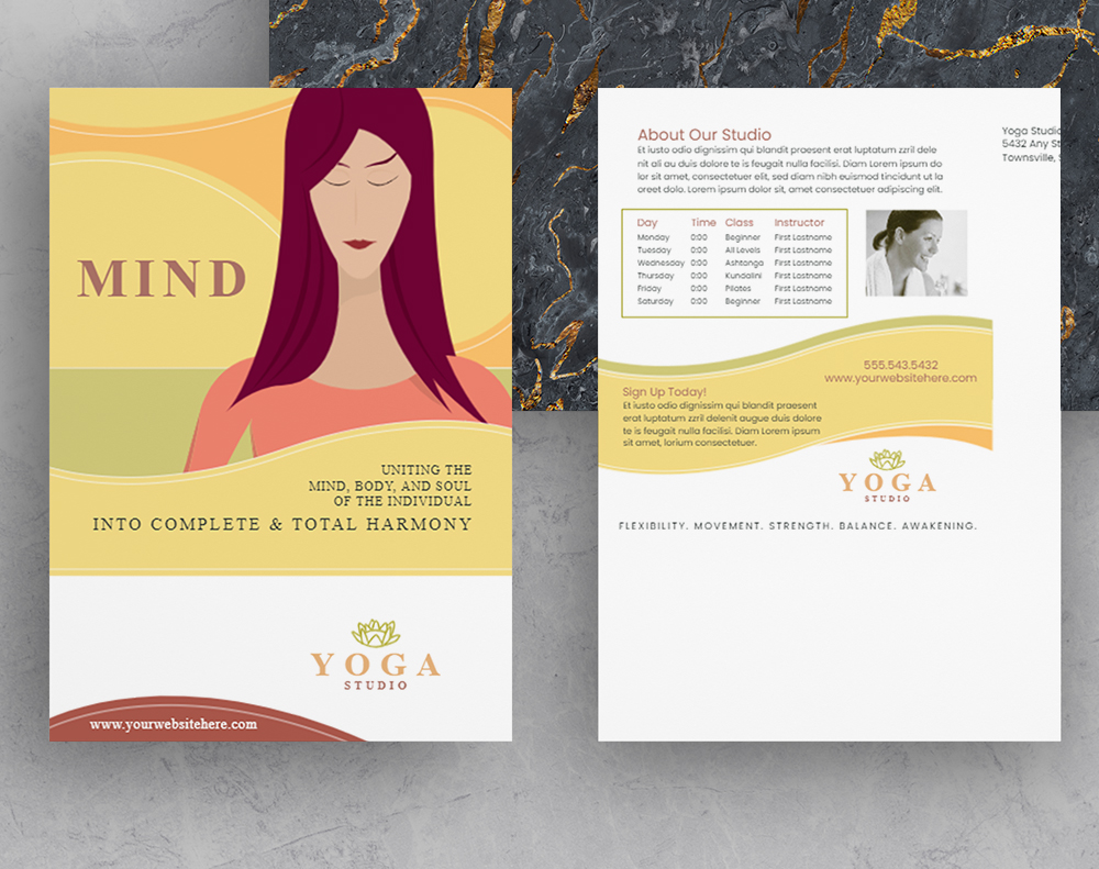 Diamond glitter postcards - Design Template