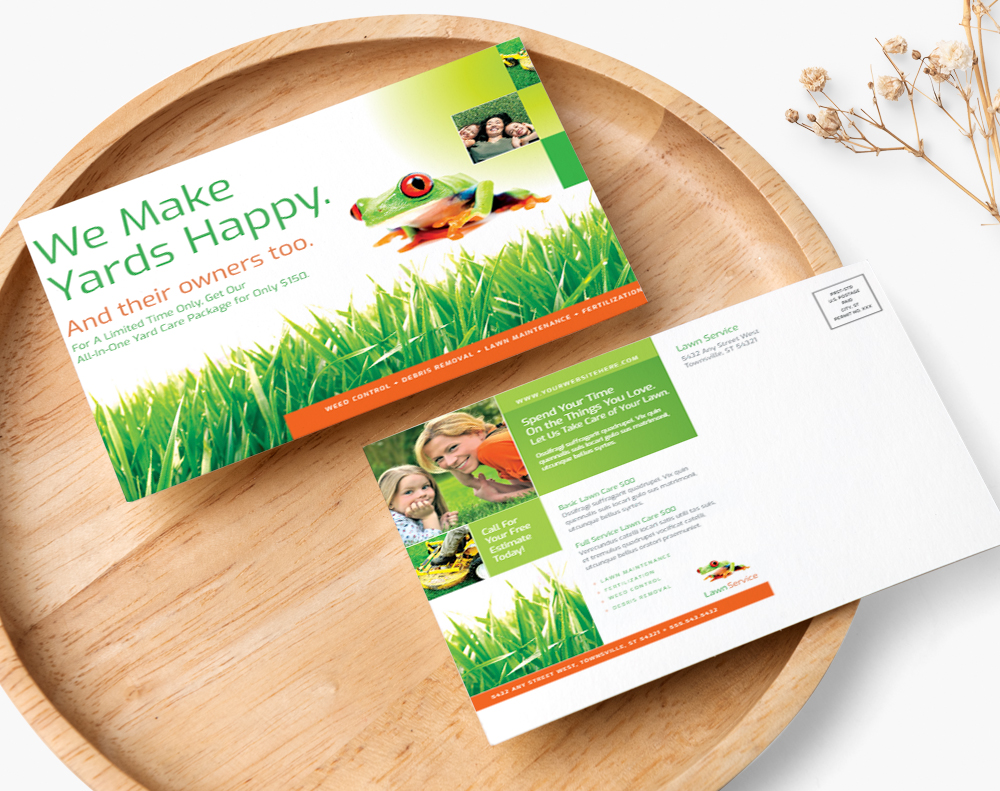 Diamond glitter postcards - Design Template