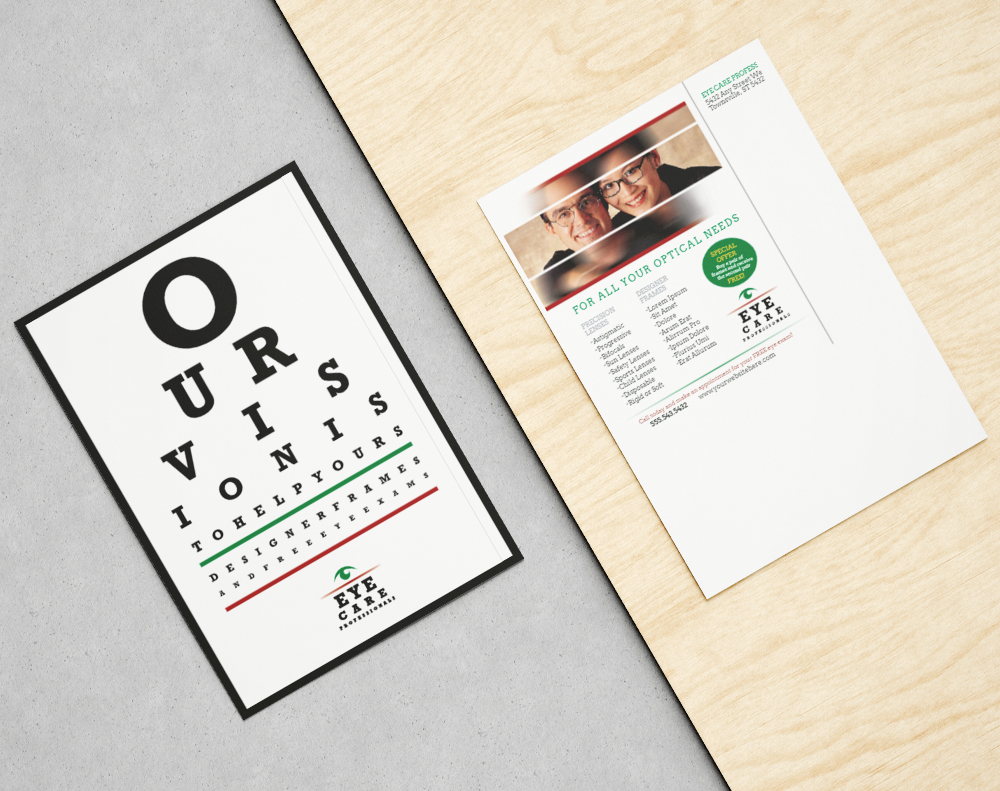 Oversized postcards - Design Template