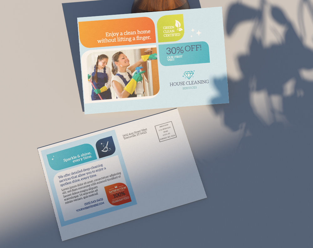 Silk postcards - Design Template