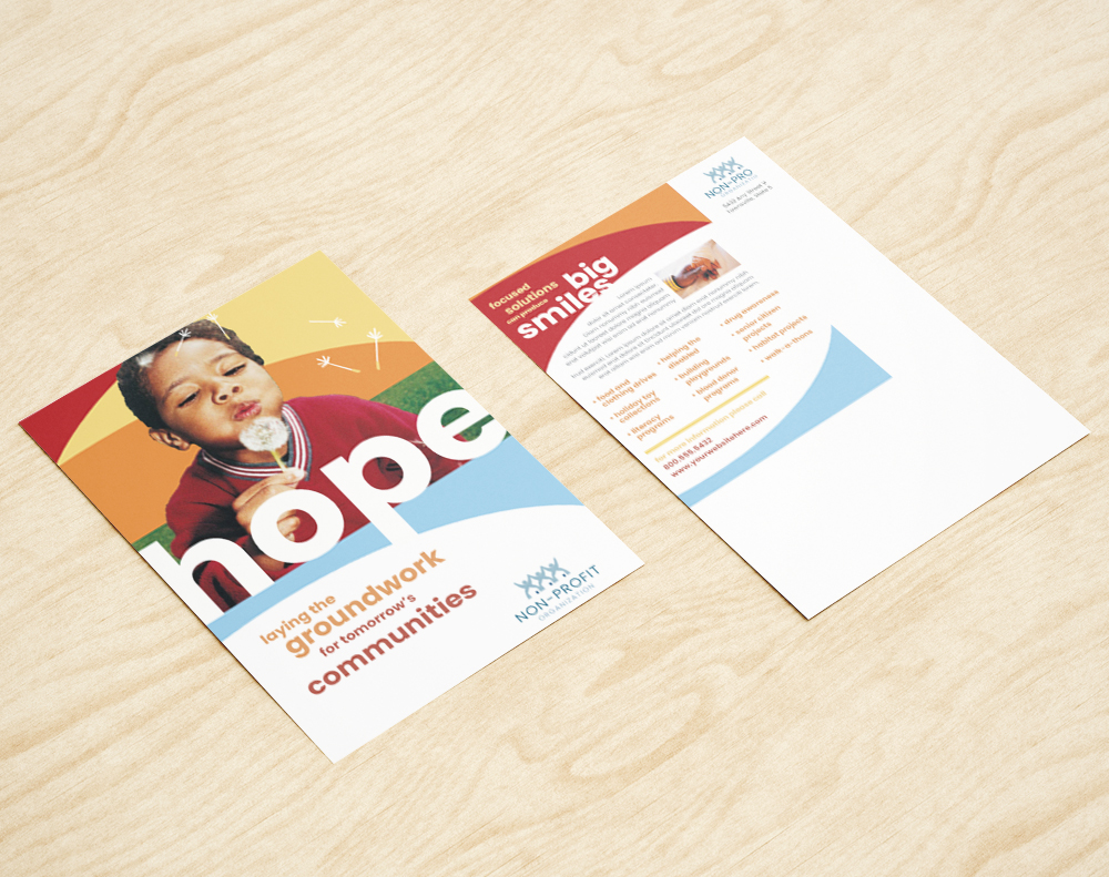 Starlustre postcards - Design Template