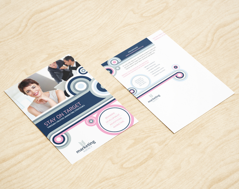 Diamond glitter postcards - Design Template