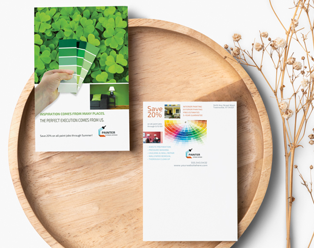 Silk postcards - Design Template