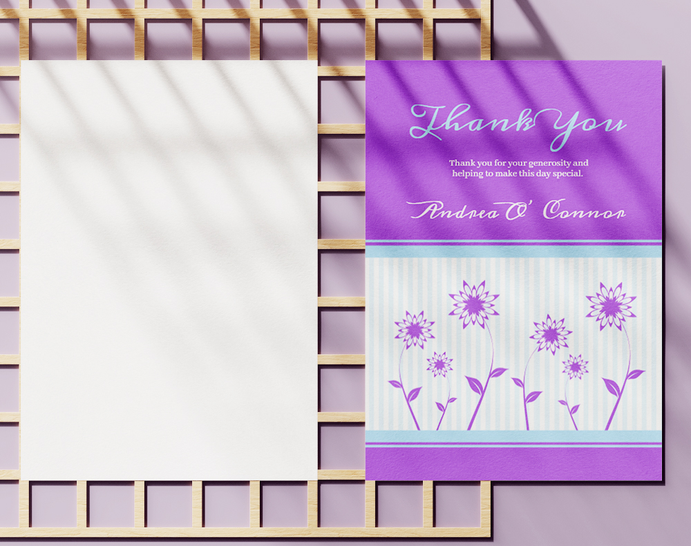Flat invitations - Design Template