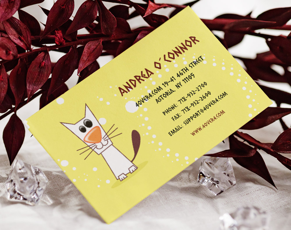 Actionable Operation Business Cards