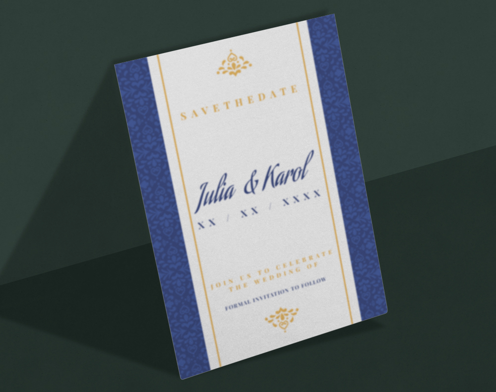 Flat invitations - Design Template