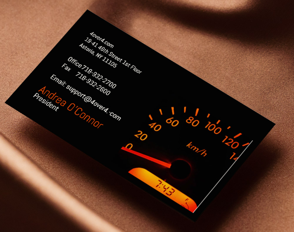 High-performance Engagement Business Cards