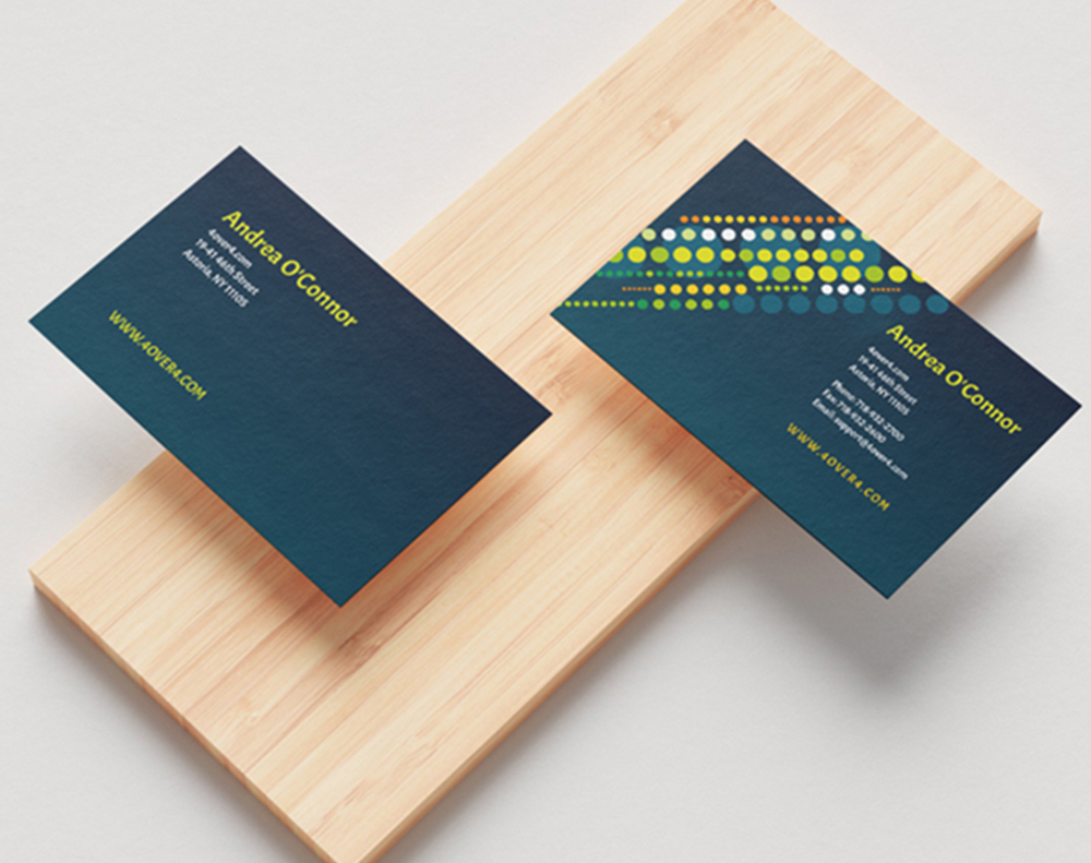 Ultra thick diamond glitter business cards - Design Template