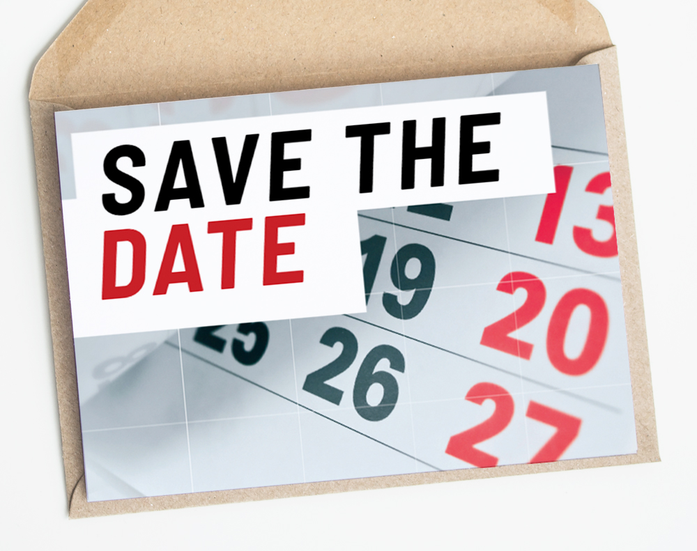 Flat invitations - Design Template