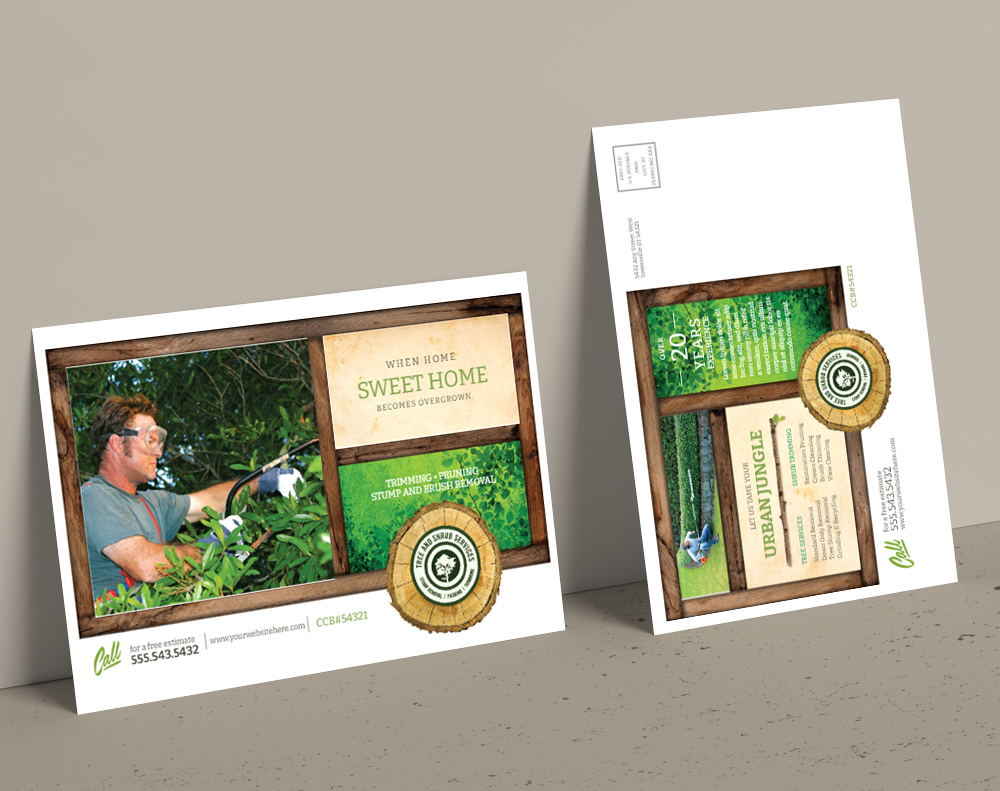 Velvet postcards - Design Template