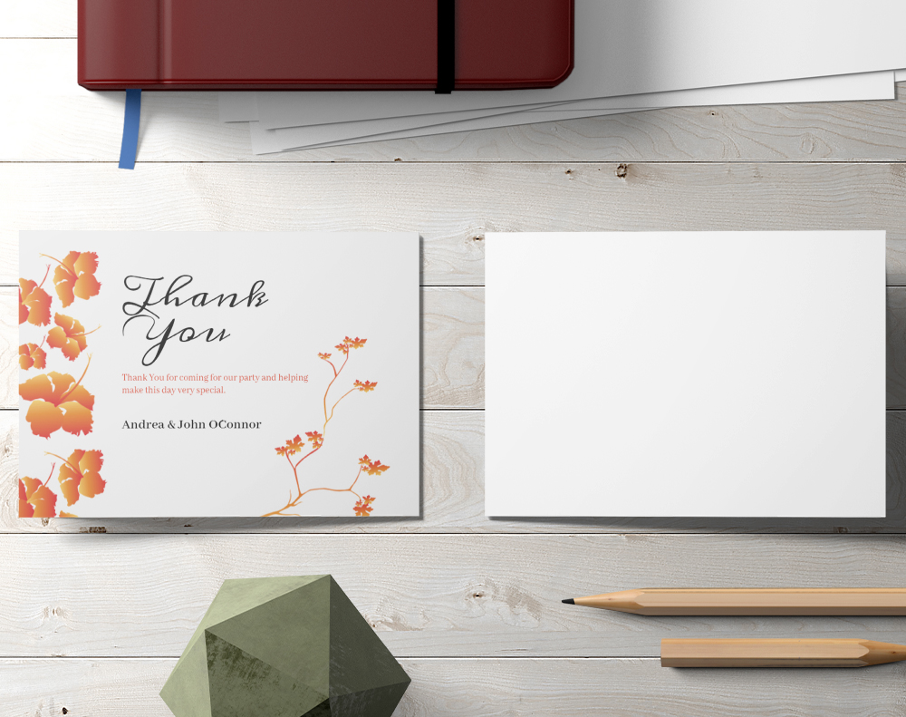 Flat invitations - Design Template