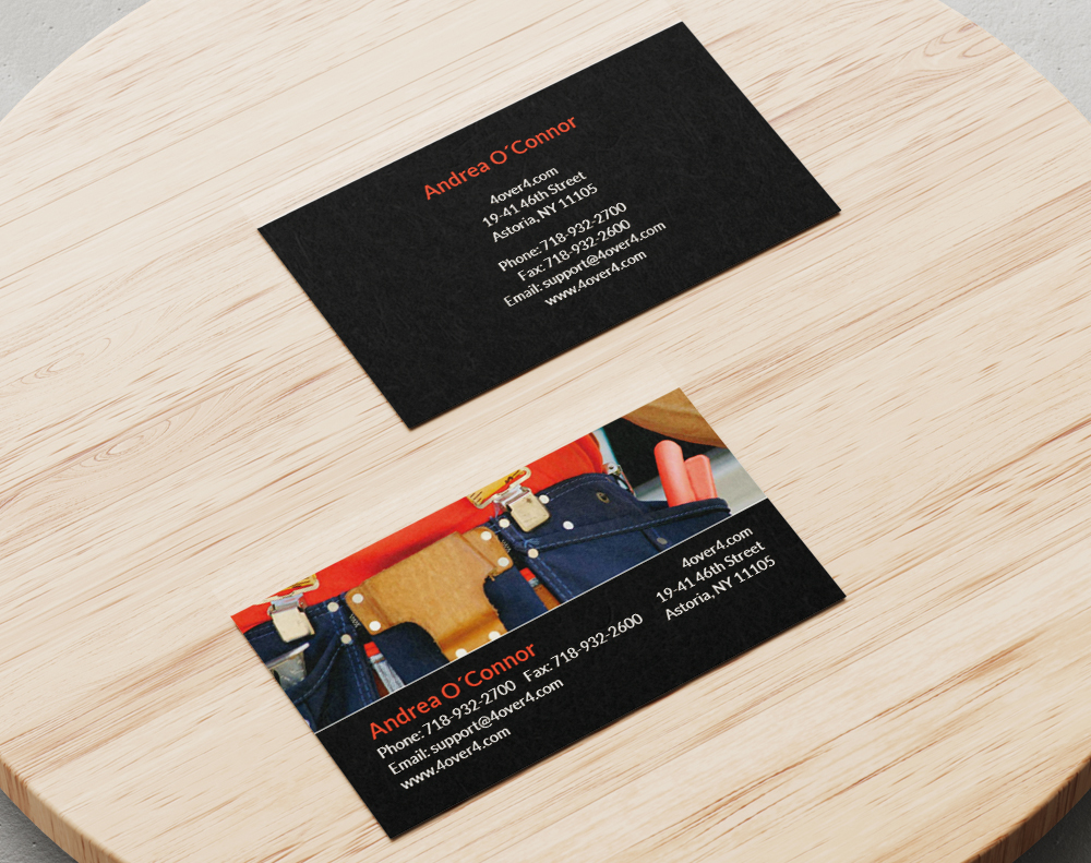 Ultra thick diamond glitter business cards - Design Template